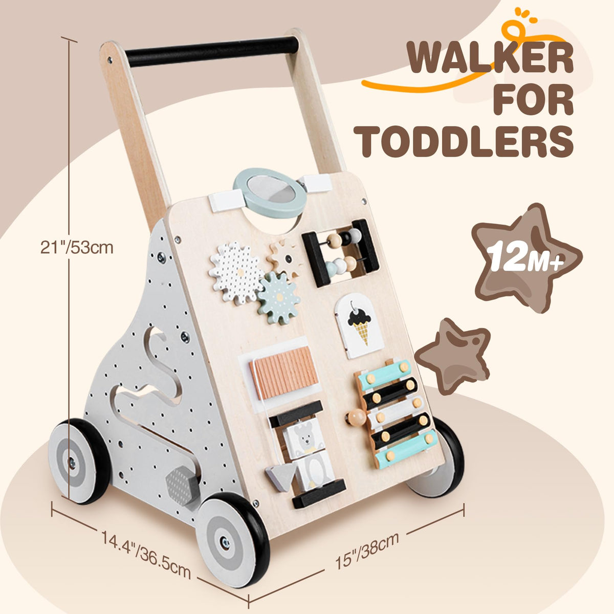 Wooden Baby Walker I94946