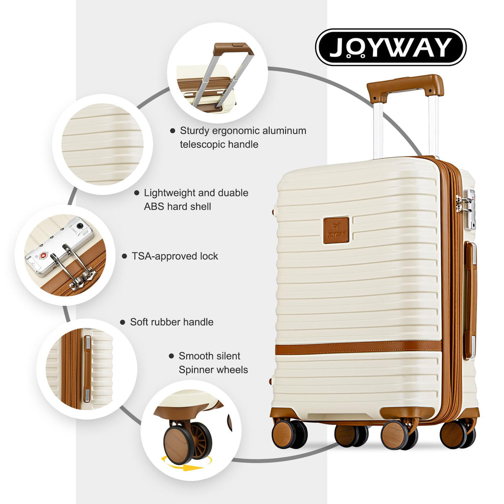 20 Inch Expandable Spinner Wheel Hard Shell Luggage Set with TSA Lock A36960