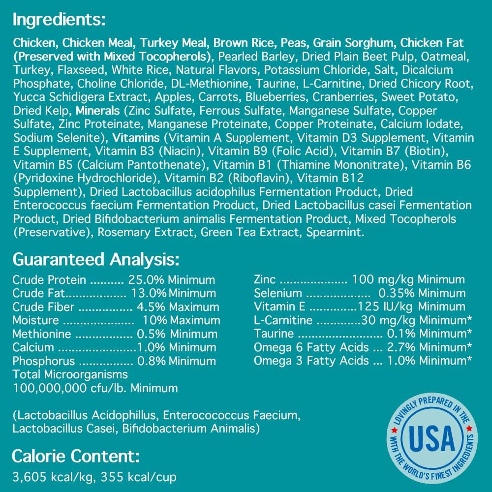 Chicken Brown Rice & Turkey Dry Dog Food 13.5lb U8540