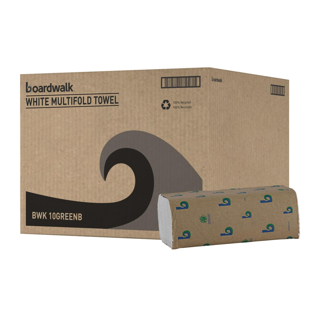 Green Multifold Towels, 250 per Pack, Case of 16 Packs E870