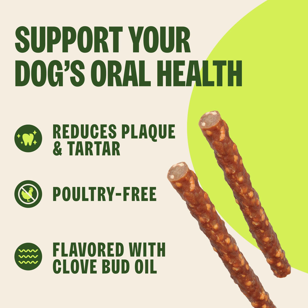 Natural Dog Dental Chews Small Size 14.81 oz 28 Count F5472