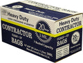 Heavy Duty Contractor Bags, 32" x 50", 3 ml (Pack of 20) O135