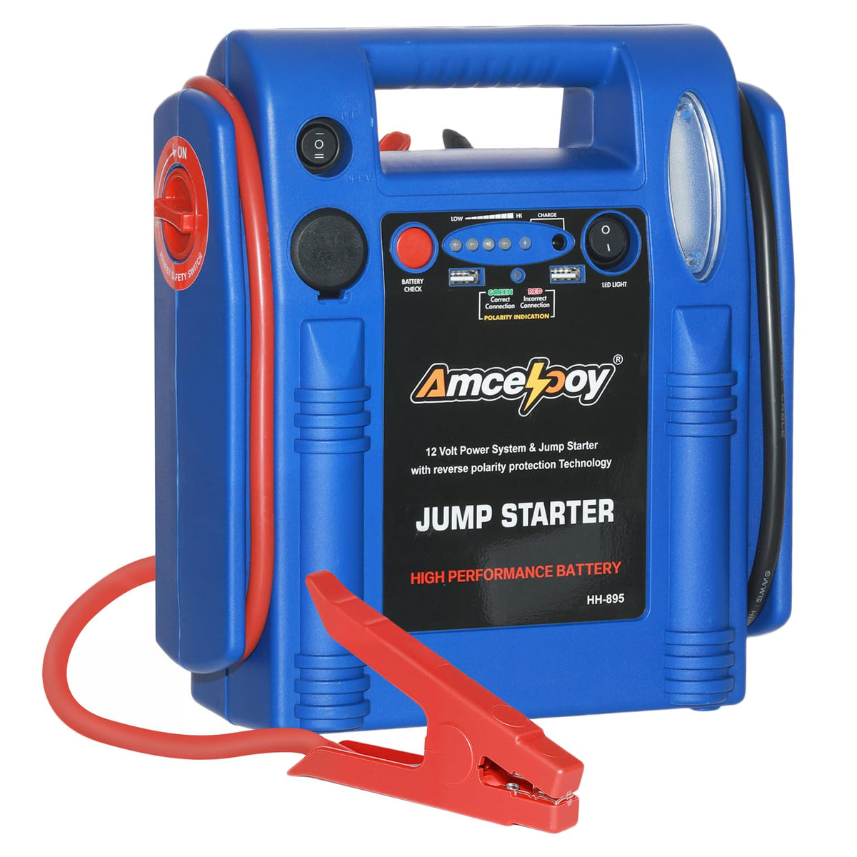 2000 Peak Amp 12V Car Battery Jump Starter R24927