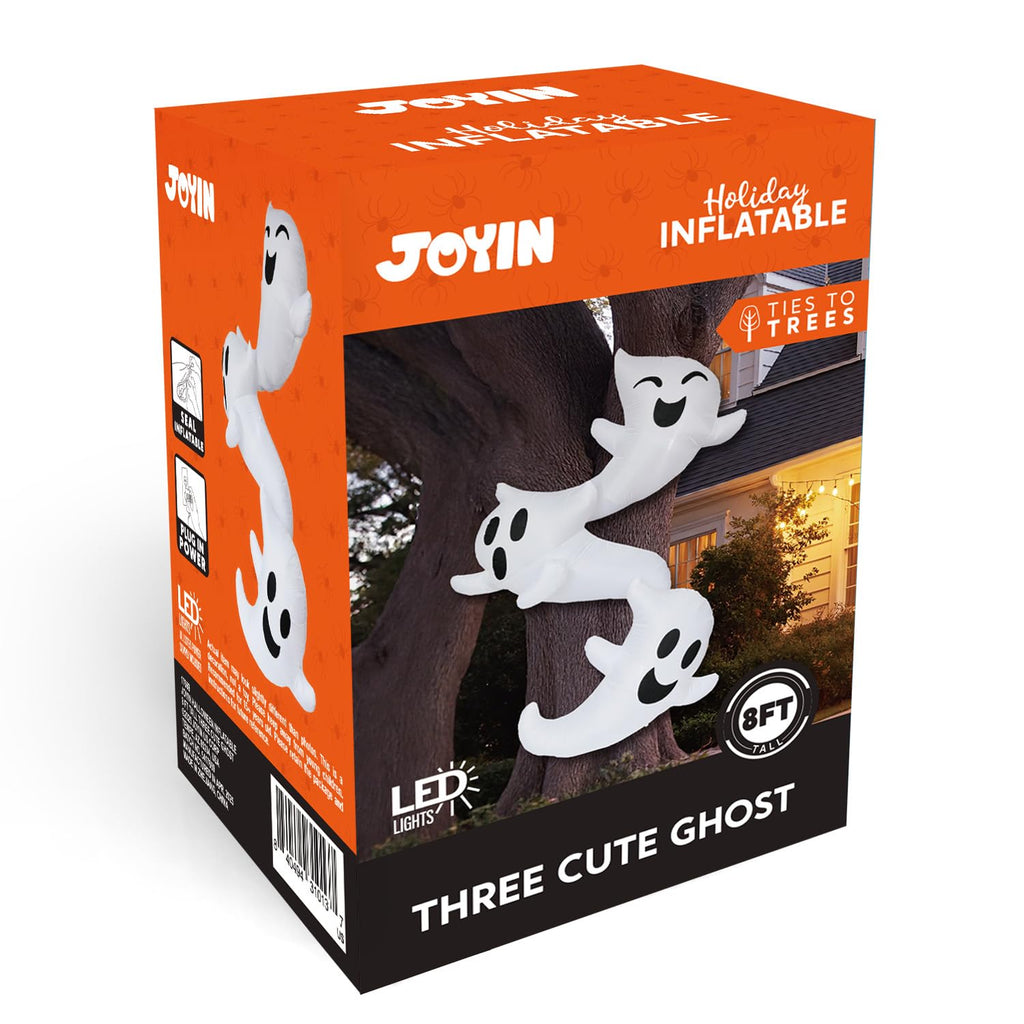 8ft Light Up Inflatable Ghosts Q7726