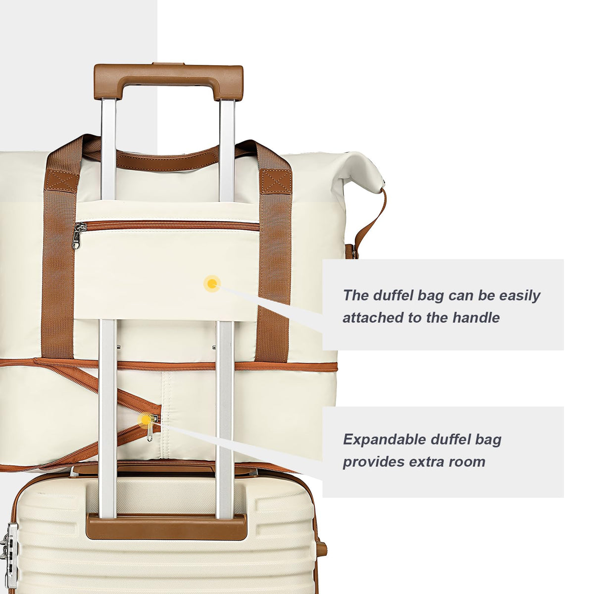 20 Inch Expandable Spinner Wheel Hard Shell Luggage Set with TSA Lock A36960
