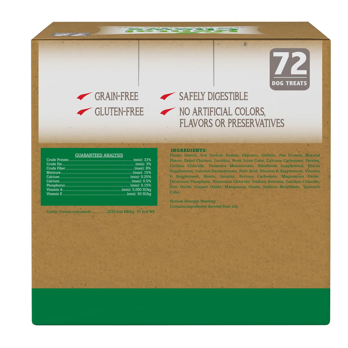 Dental Chews, 72 CT Dental Sticks G2425