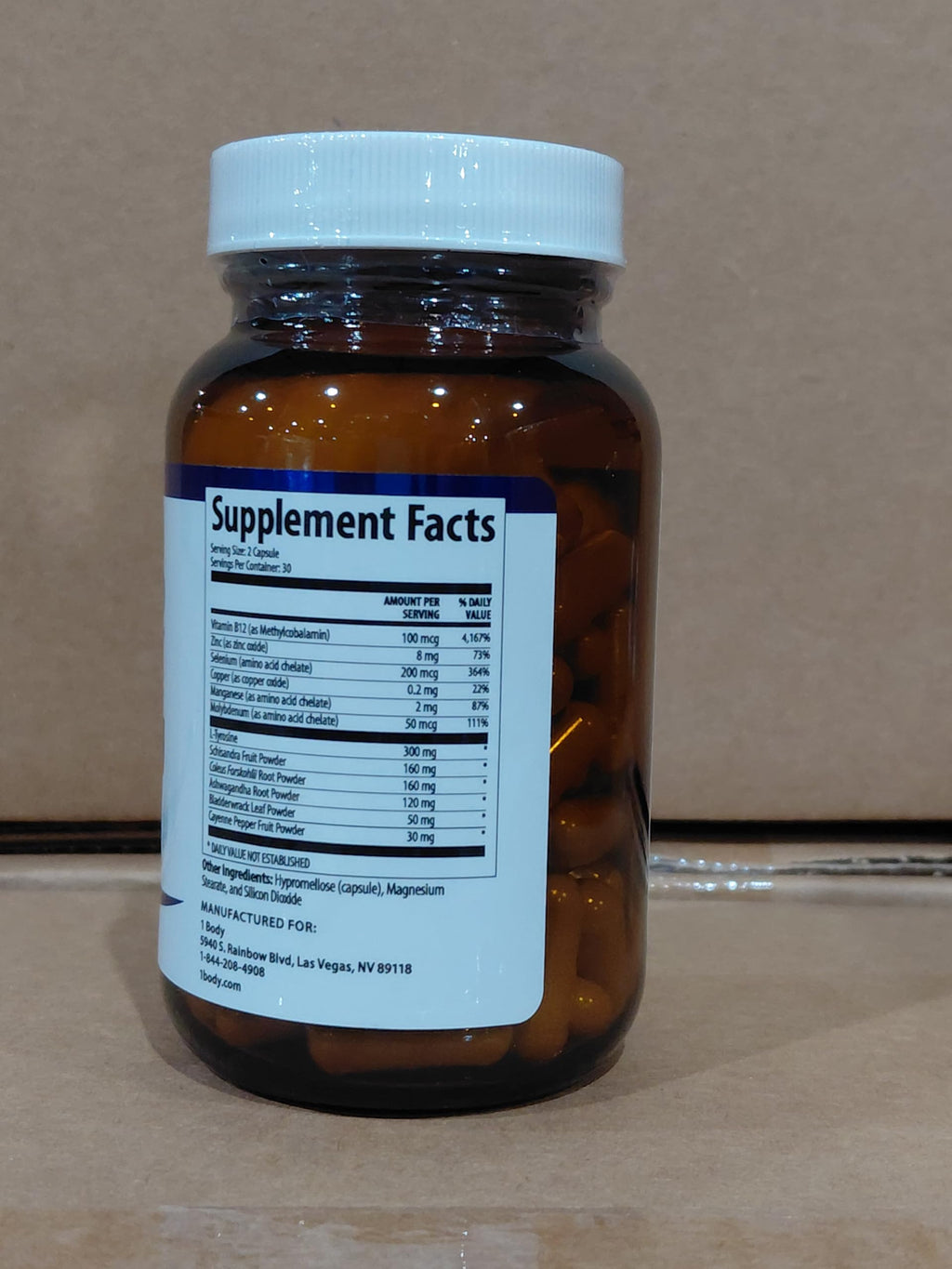 60 Vegan Thyroid Support Capsules S1827