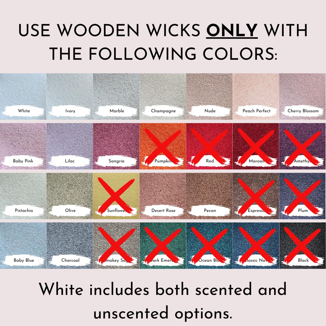 15 Pack Wooden Candle Wicks U443966