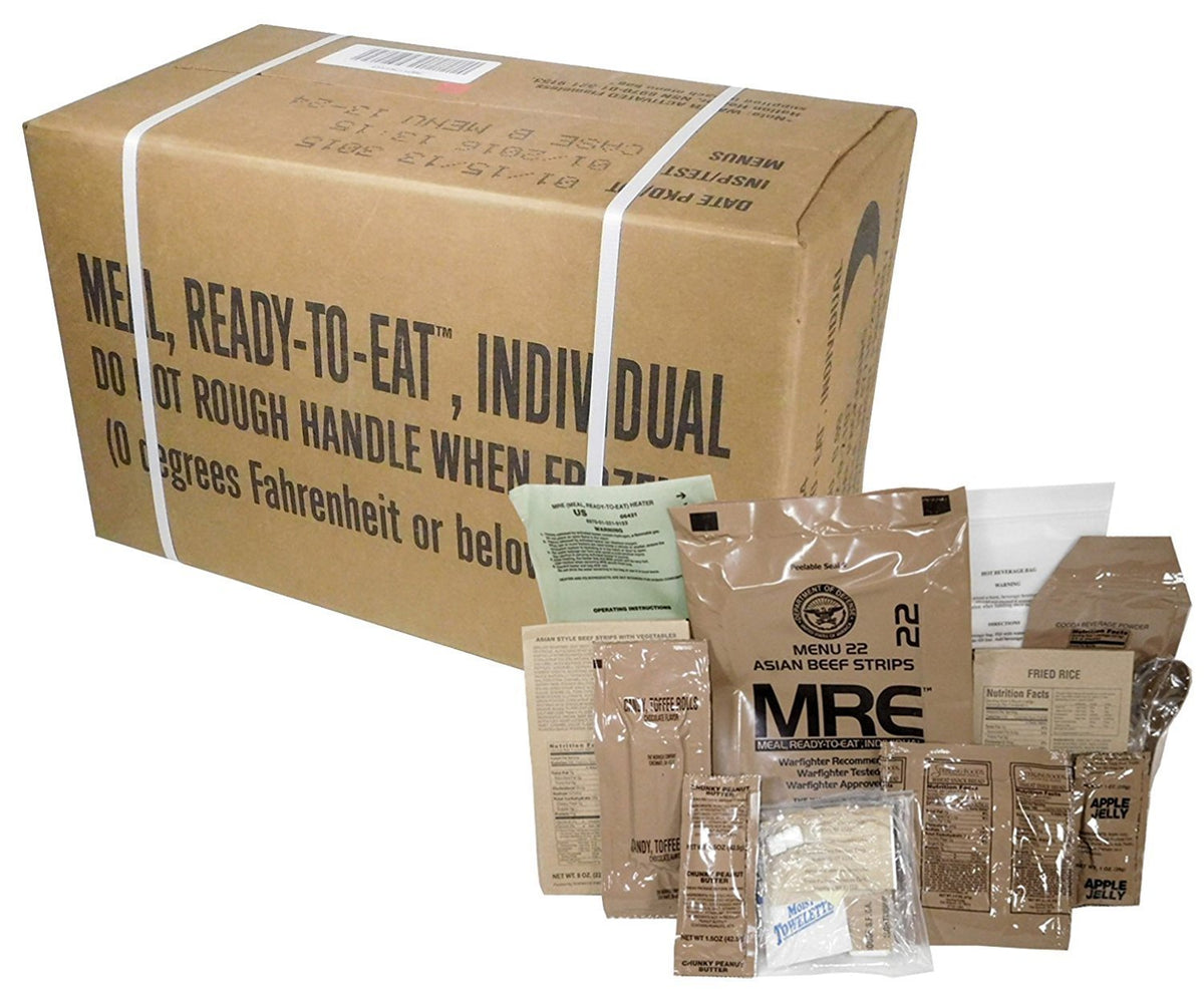 12 Meals Military Surplus Meal Ready to Eat S42208