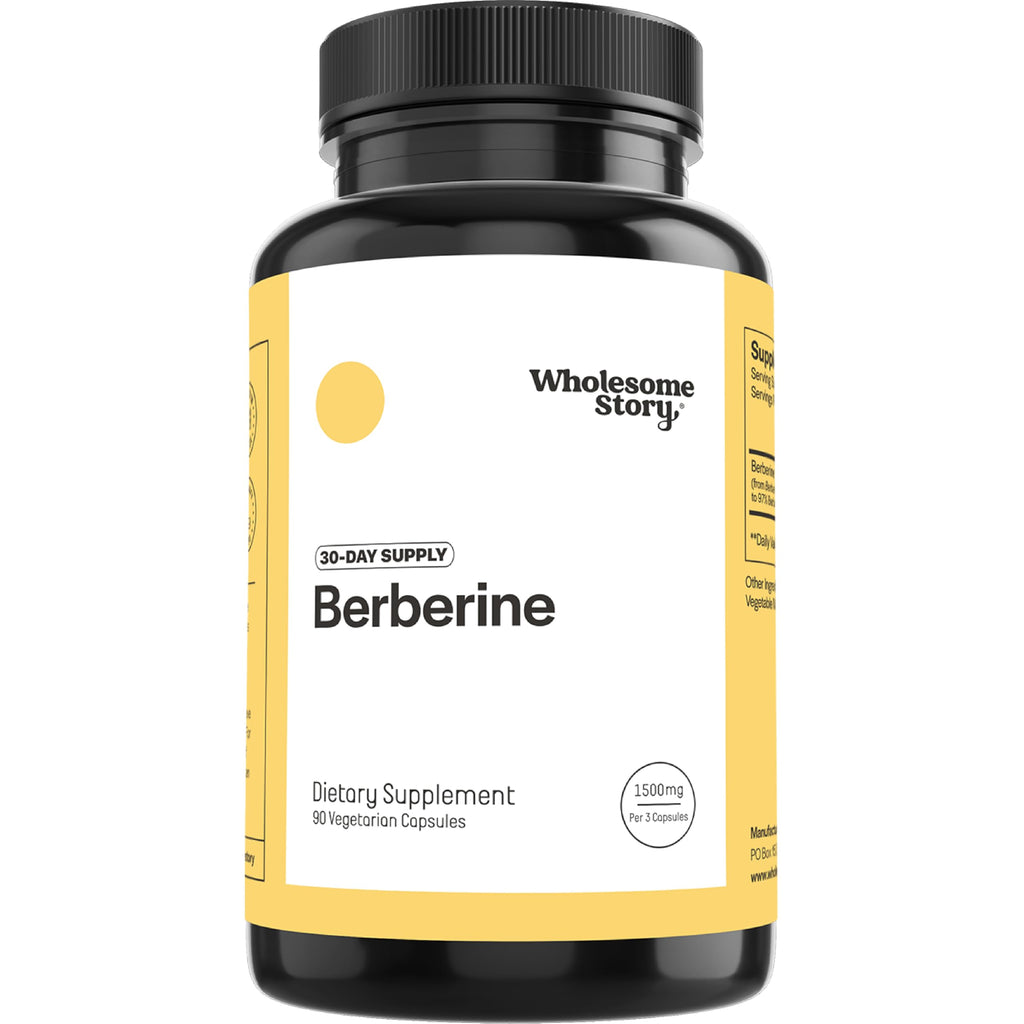Berberine Supplement 1500mg 90 Capsules D770