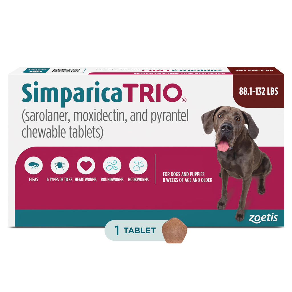 Chewable for Dogs Liver Flavor 88.1-132 lbs 1-Month C4851