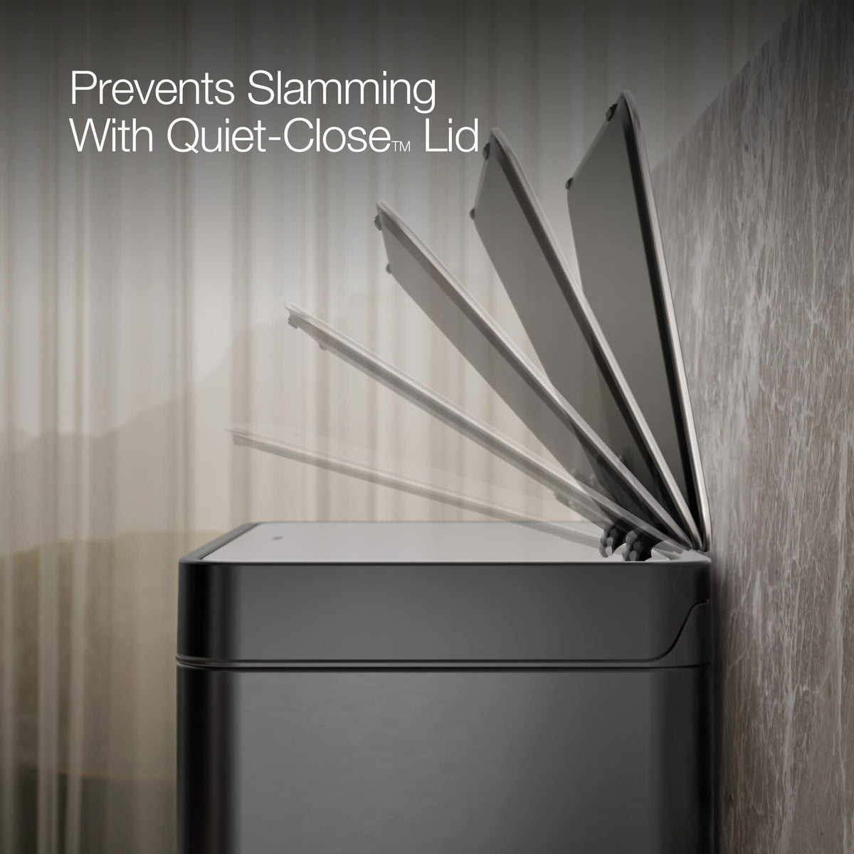 13-Gallon Stainless Steel Step Trash Can P18050