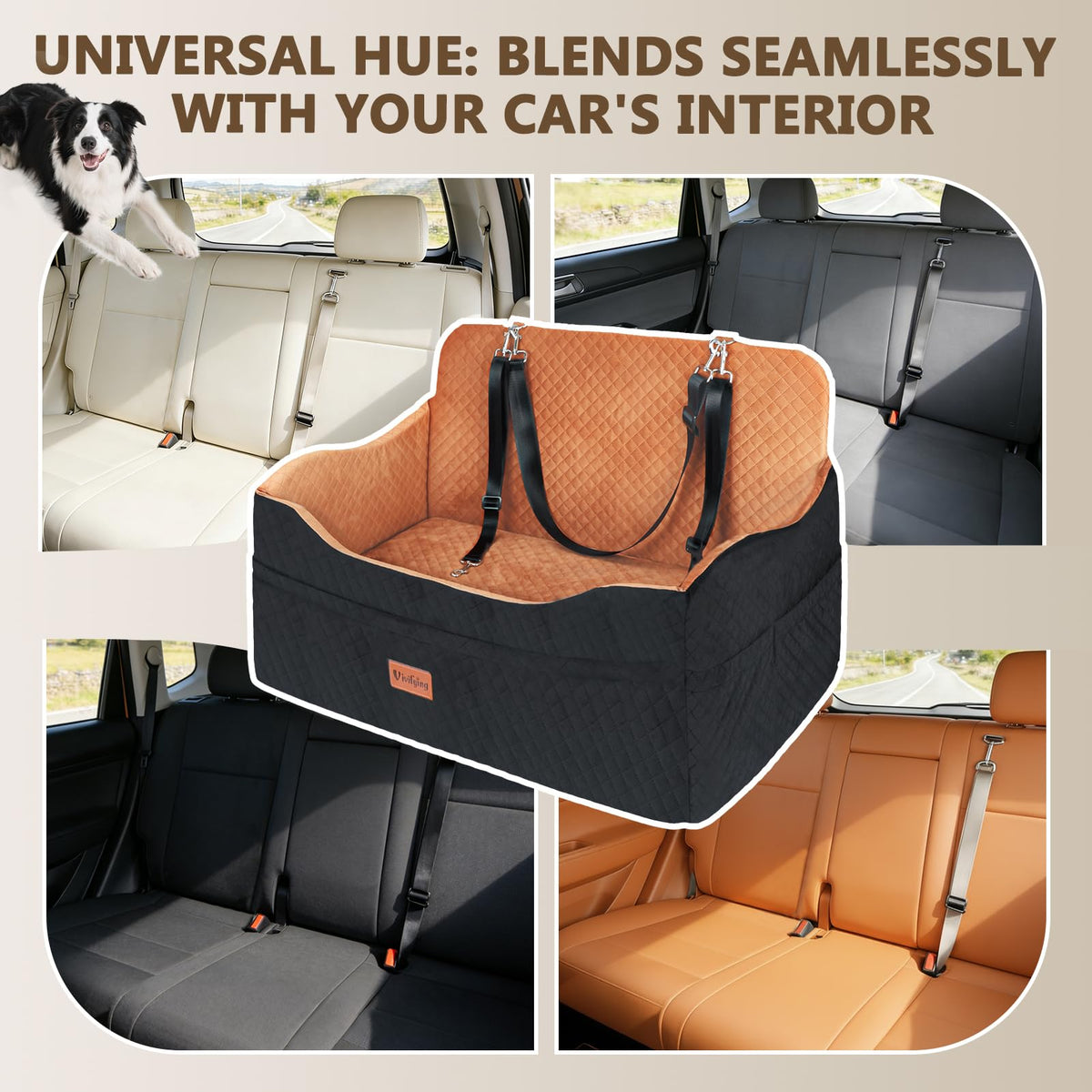 Large Dog Car Seat with 4 in Cushion M934276