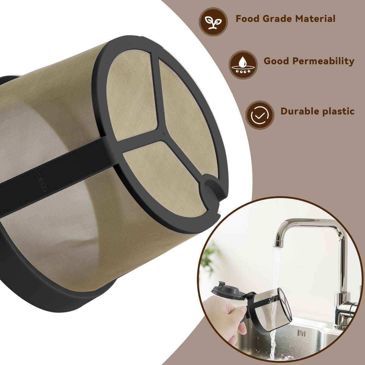 Basket Filters for Ninja Coffee Filter, 1 Pack K948088