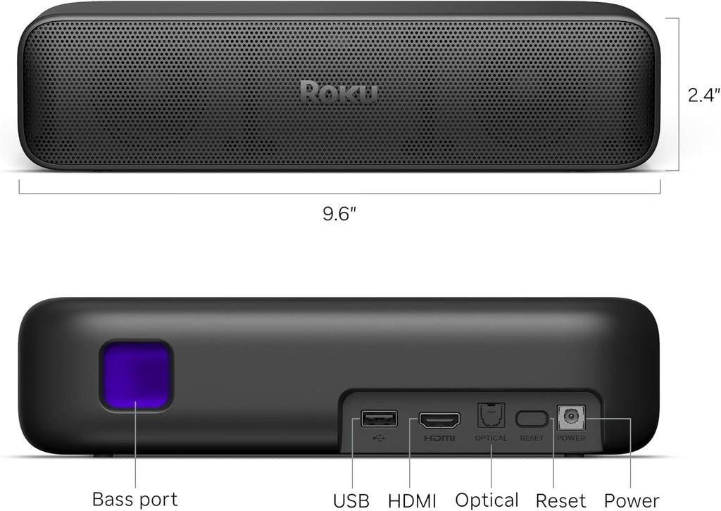 4K TV Soundbar with Built-in Streaming Device X60568