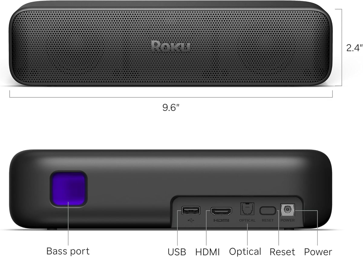 4K TV Soundbar with Built-in Streaming Device X60568