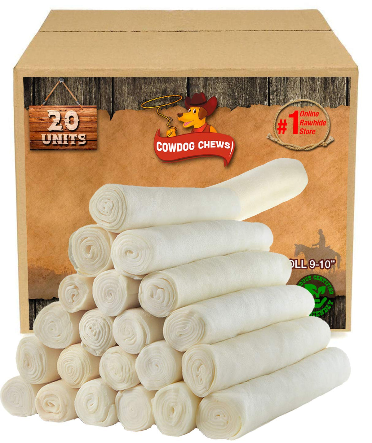 All Natural Rawhide 20 Pack U953
