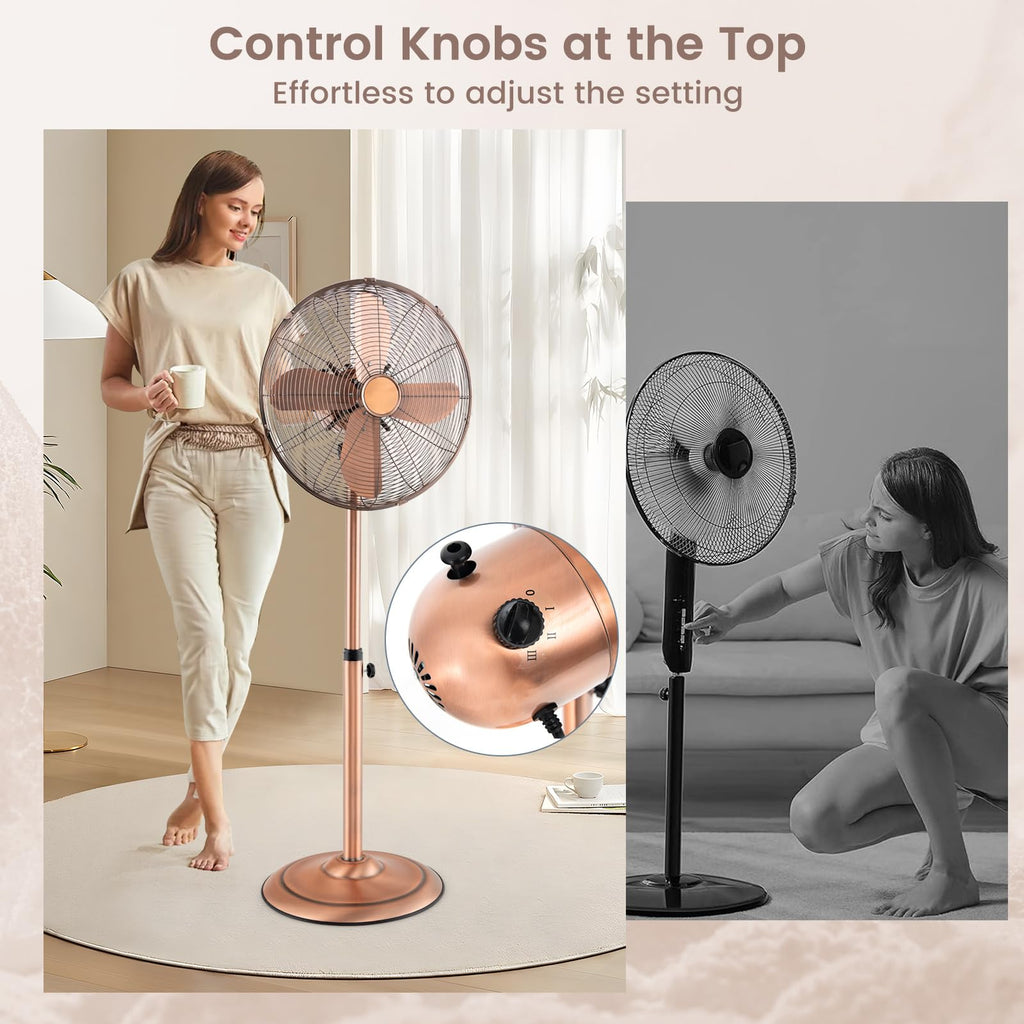 16" Metal Pedestal Fan M73118