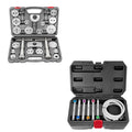 22-Piece Heavy Duty Brake Caliper Compression Tool with 18 Adapters K74758