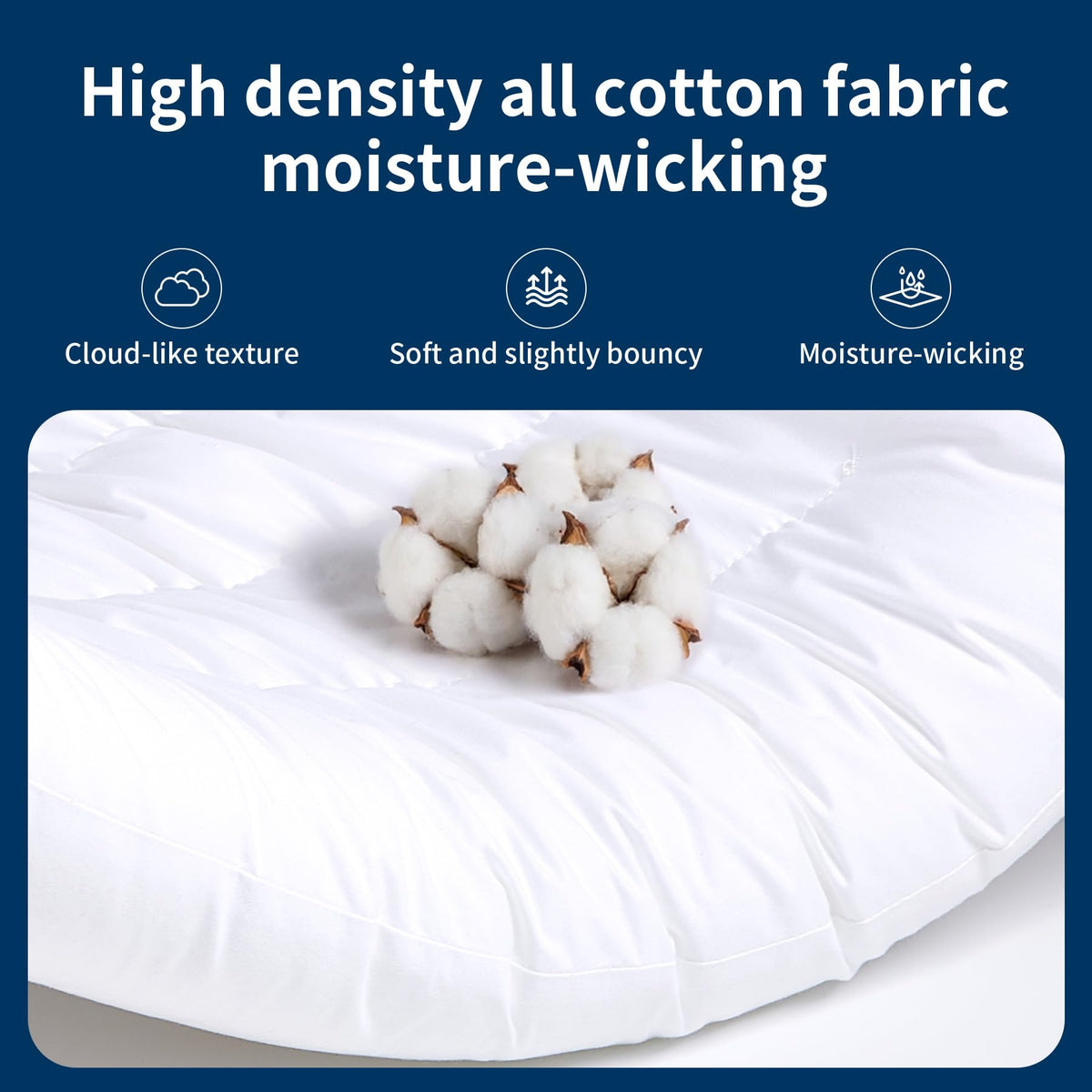 King Size Set of 2 Ultra Thin Pillow H8150