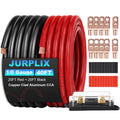 1/0 Gauge Copper Clad Aluminum Wire Kit with 250A ANL Fuse Holder Q235