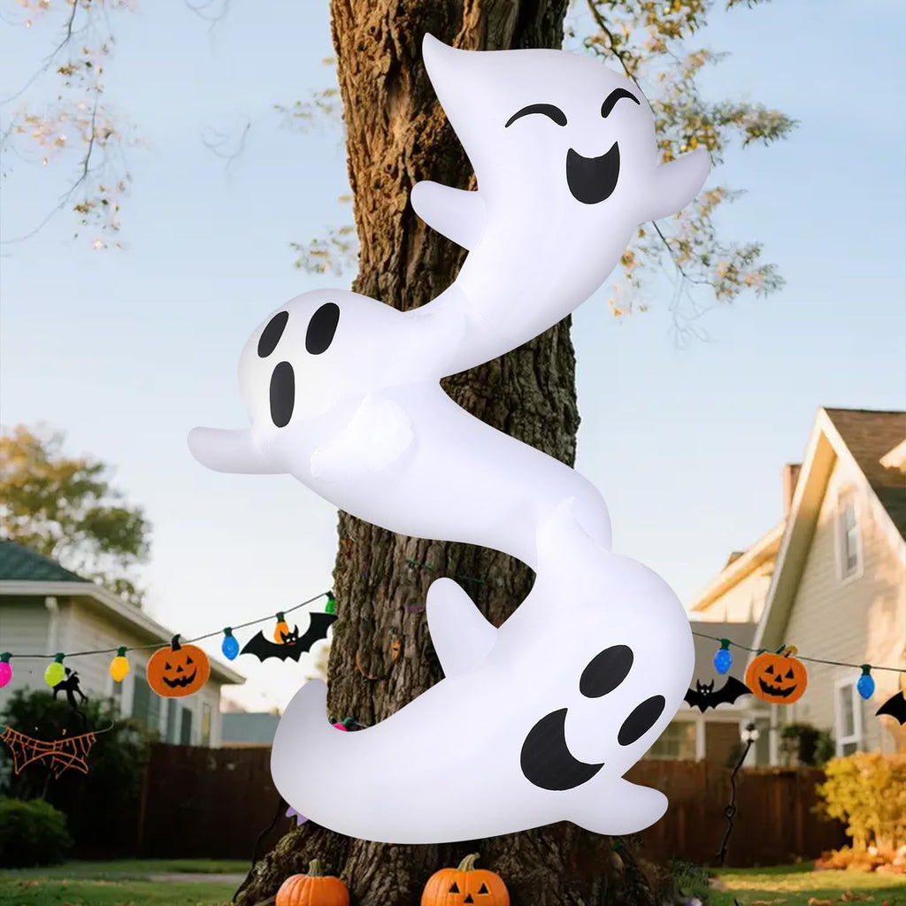 8ft Light Up Inflatable Ghosts Q7726