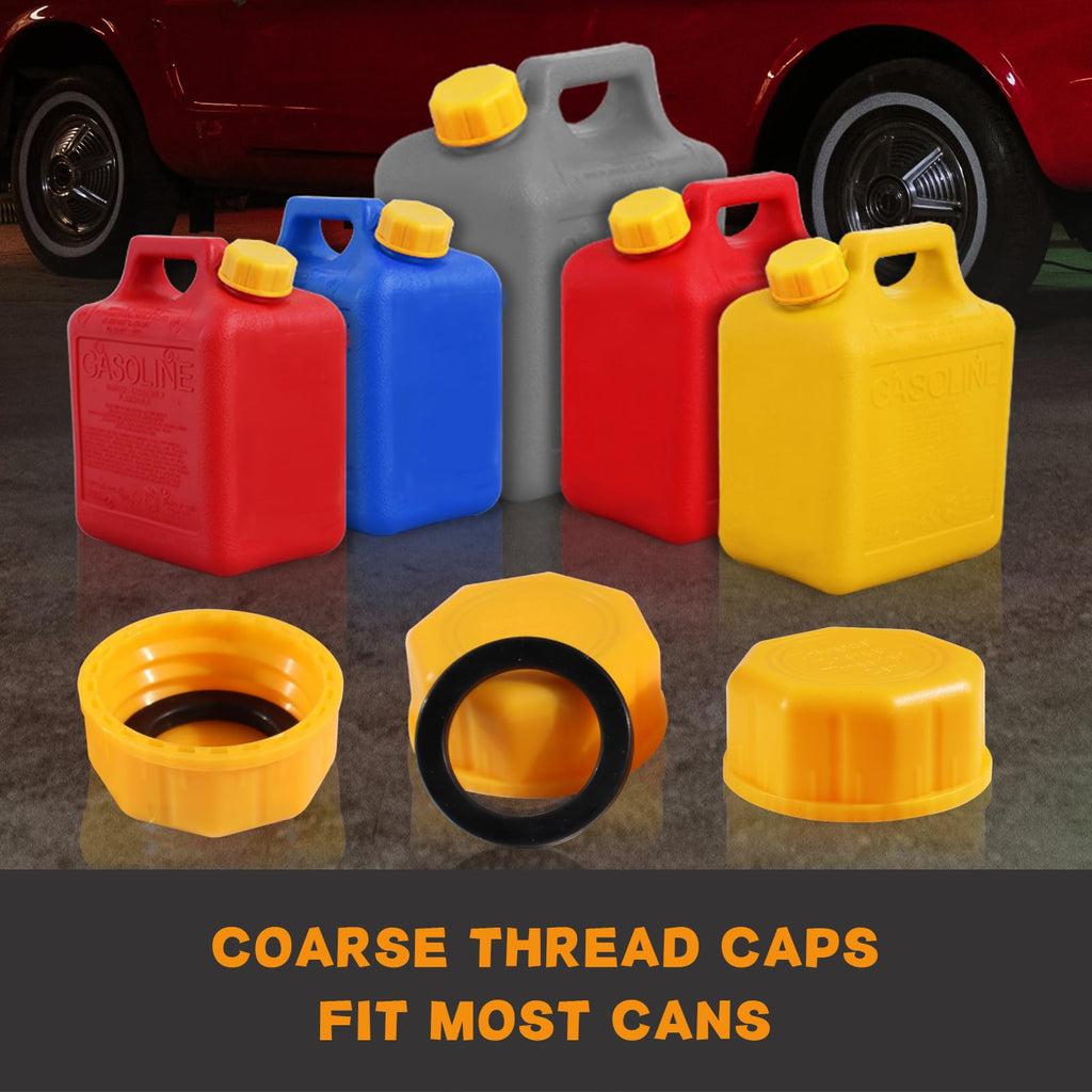 4 Pack 5 Gal Gas Can Replacement Caps M4363