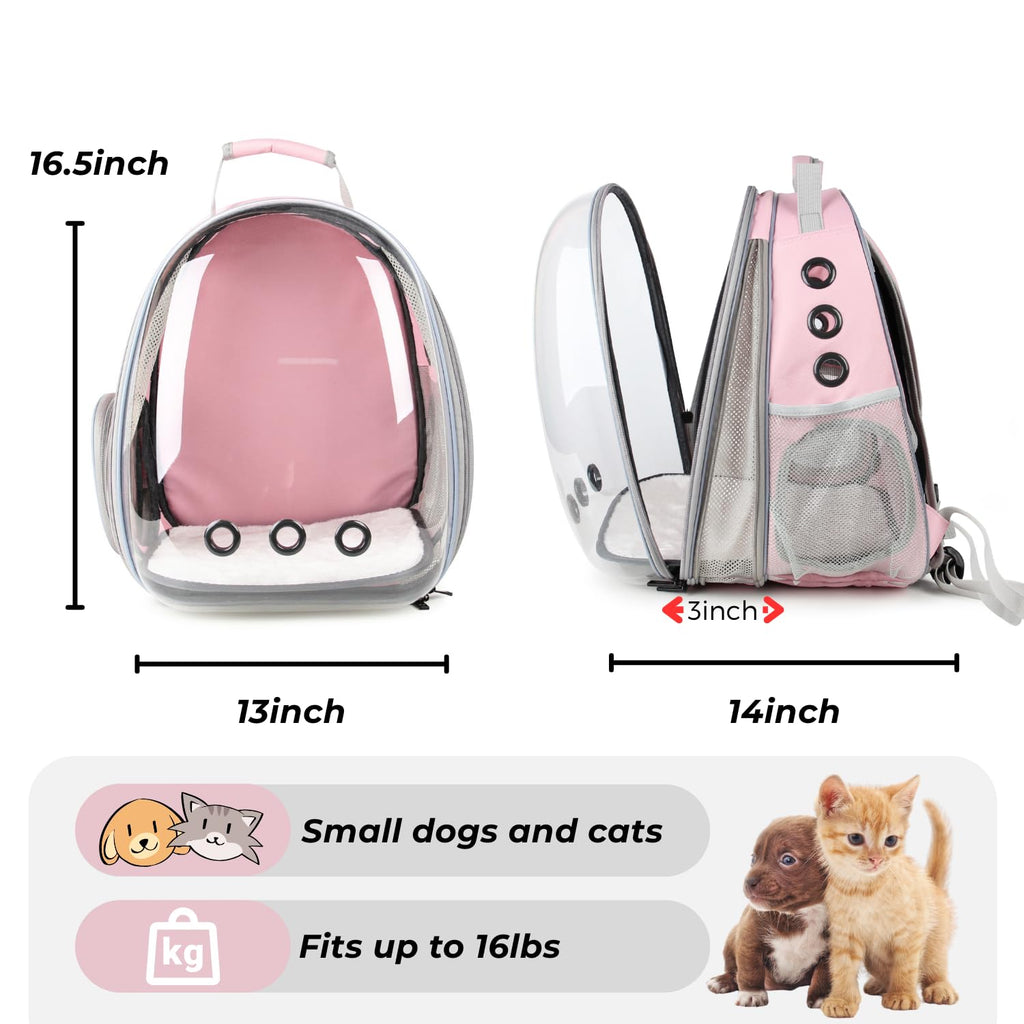 Expandable Cat Backpack with Mini Fan F7121