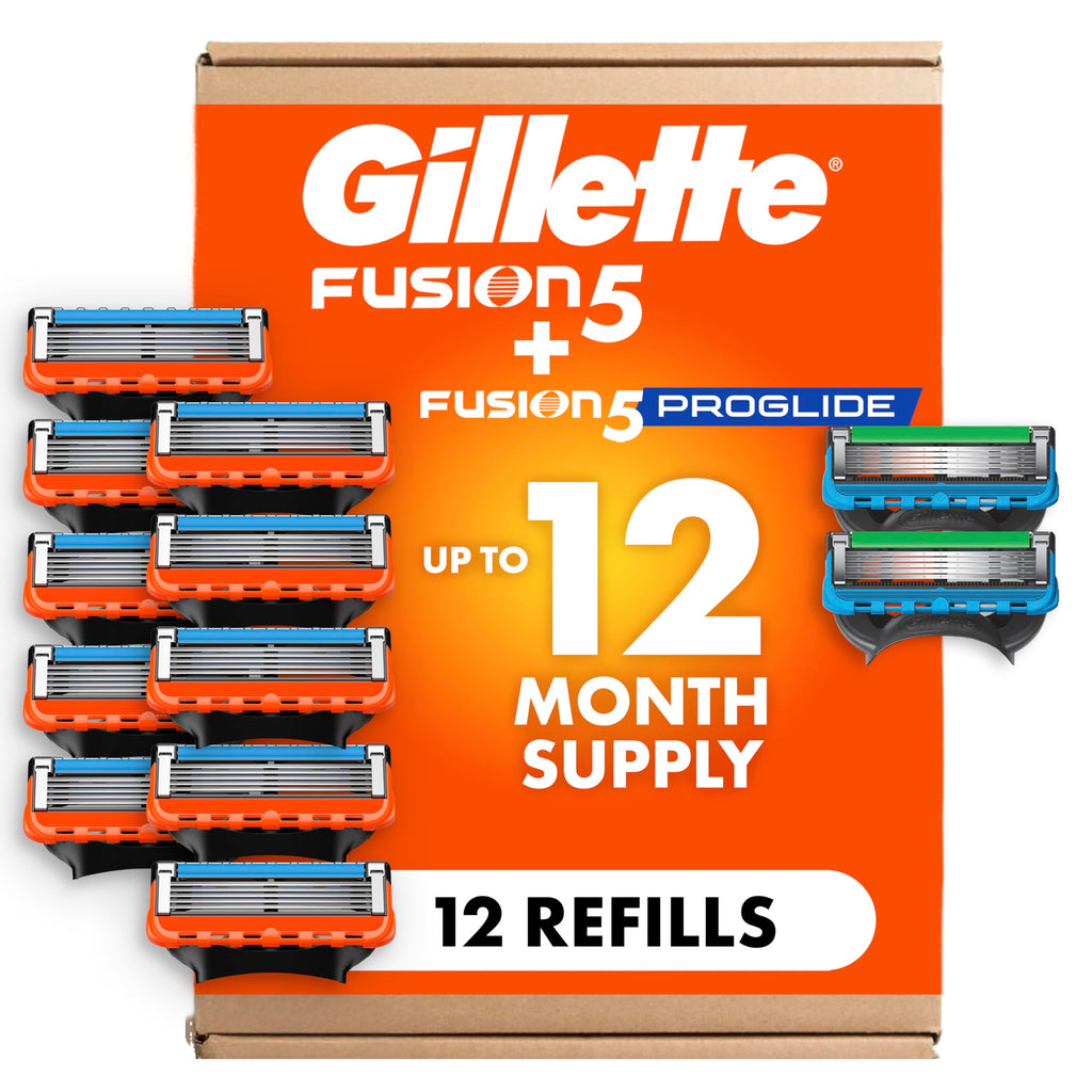 Men's Razor Blade Refills, 5-Blade Cartridges, 12 Count S942456