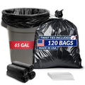 65 Gallon Heavy Duty Trash Bags J3441