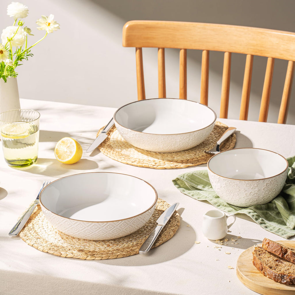 36 oz Set of 4 Ceramic Pasta Bowl X88918