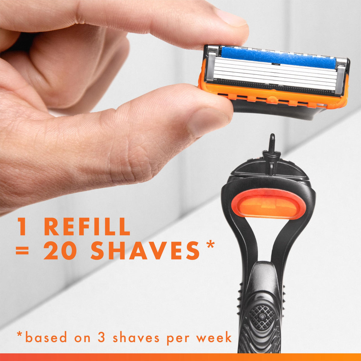 Men's Razor Blade Refills, 5-Blade Cartridges, 12 Count S942456