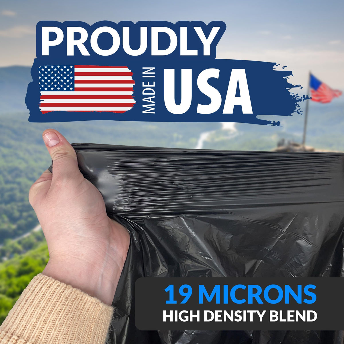 65 Gallon Heavy Duty Trash Bags J3441