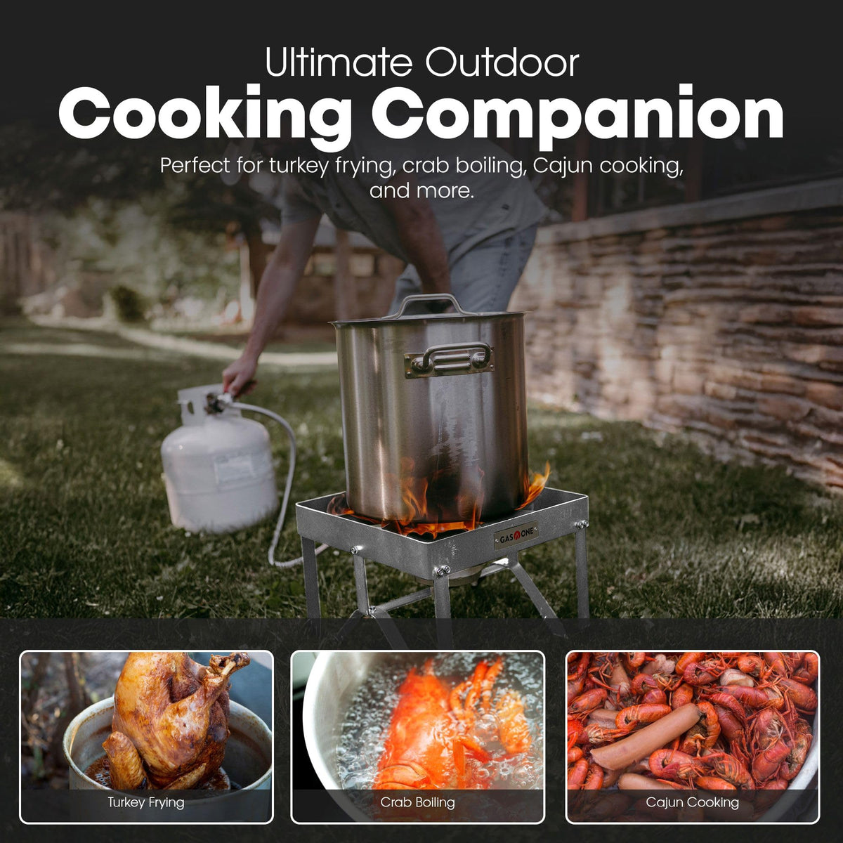 Stainless Steel Outdoor Propane Burner K8032