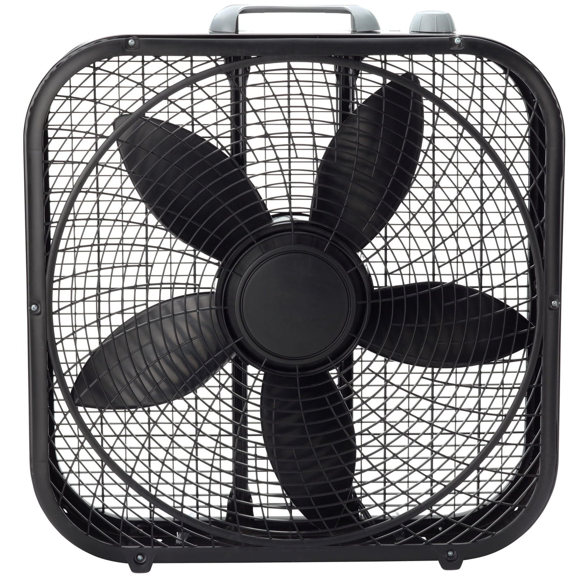 20" Weather Resistant Box Fan, 3-Speeds, Black N688