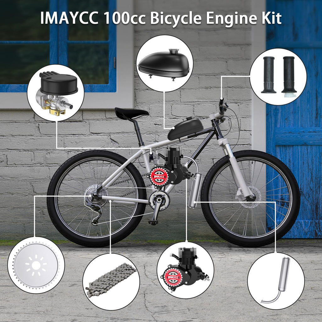 100cc 2 Stroke Gas Bike Motor Kit D4725