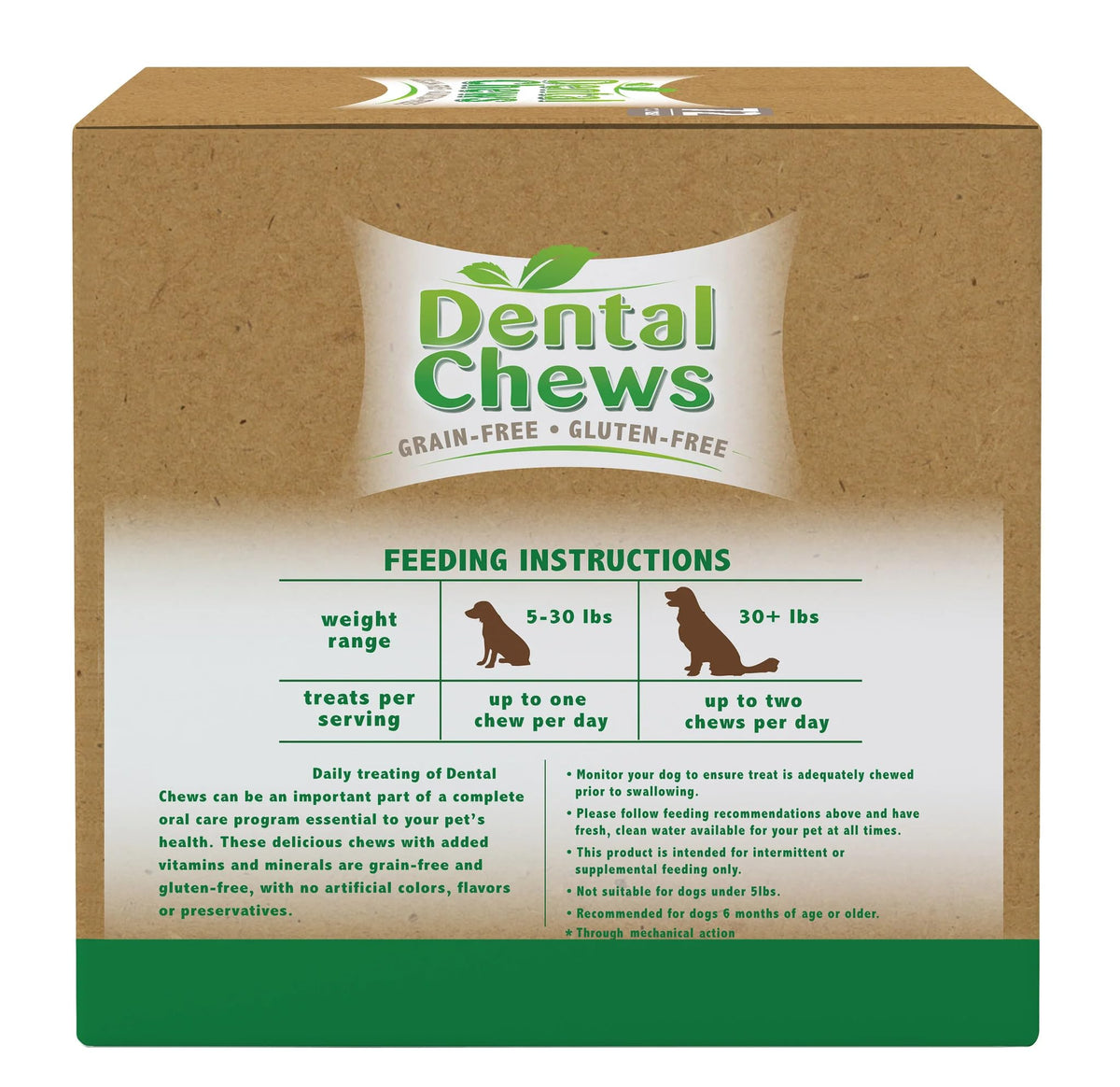 Dental Chews, 72 CT Dental Sticks G2425