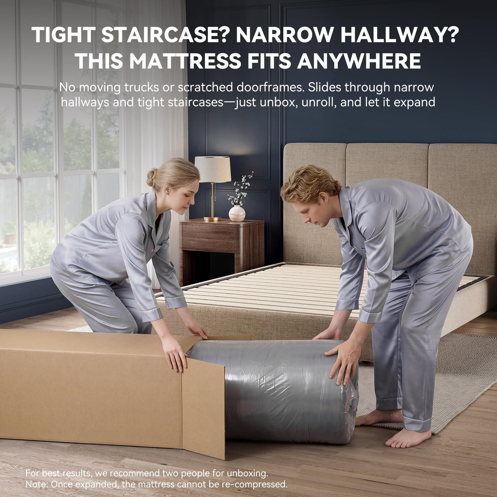 Queen Size 12 Inch Hybrid Medium Firm Mattress D549