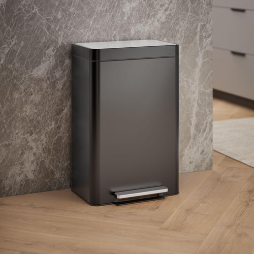 13-Gallon Stainless Steel Step Trash Can P18050