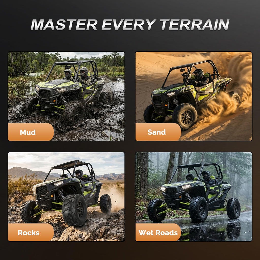 Set of 2 18x7-8 All-Terrain Mud Tires Y663580