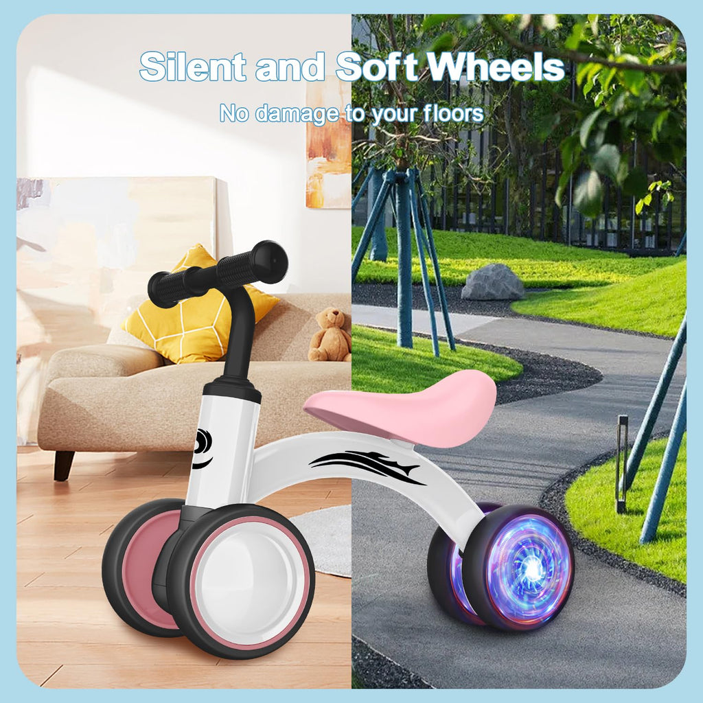 Baby Balance Bike No Pedal 4 Wheels I26422
