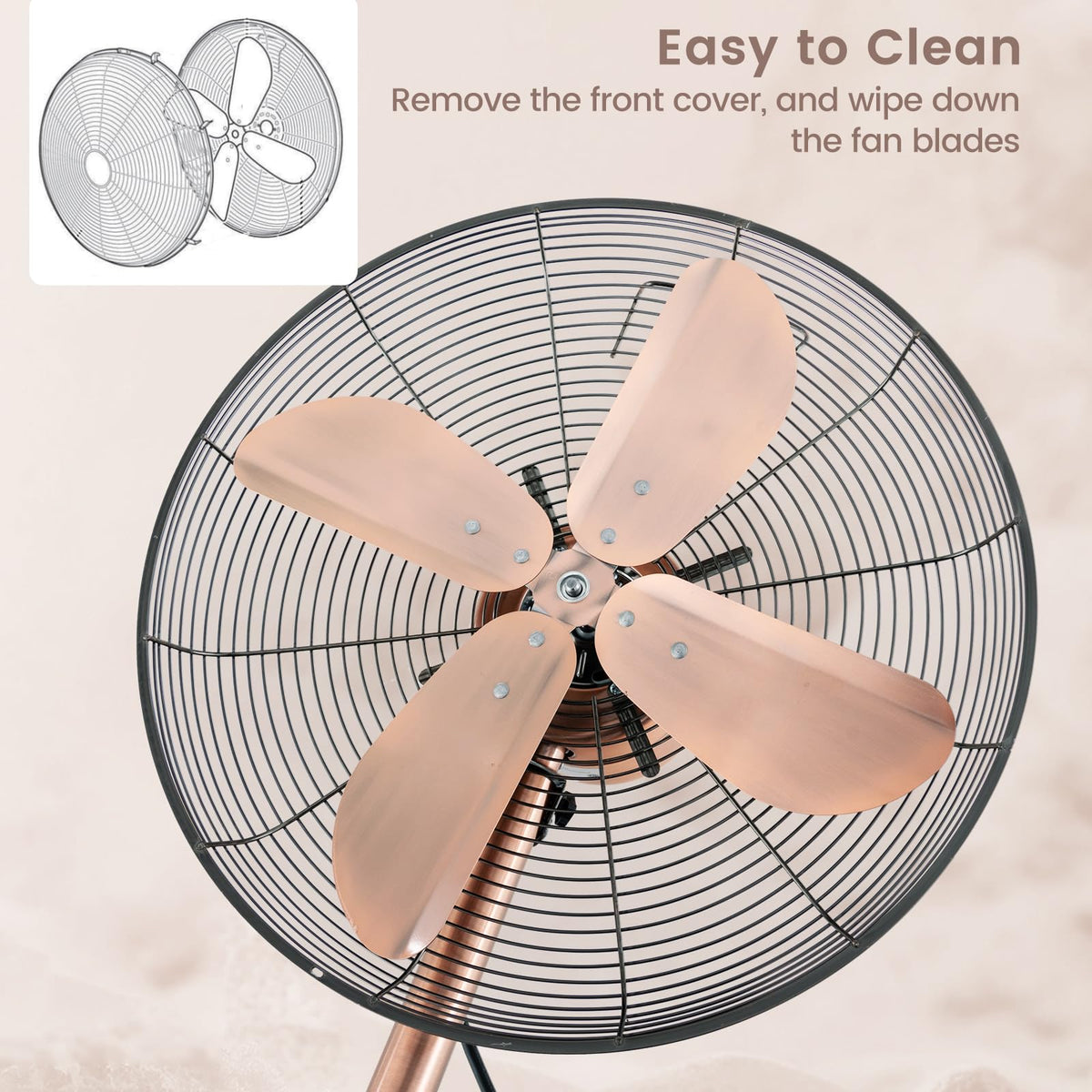 16" Metal Pedestal Fan M73118