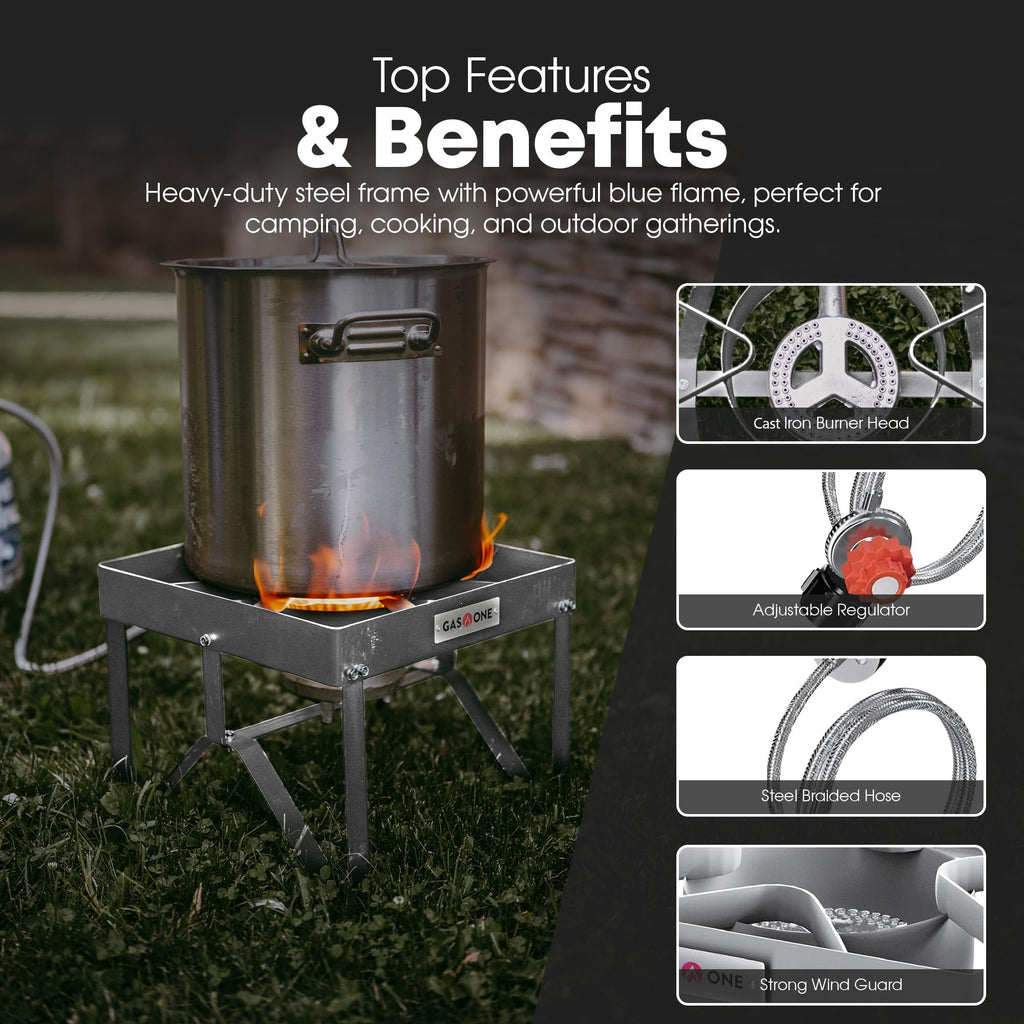 Stainless Steel Outdoor Propane Burner K8032
