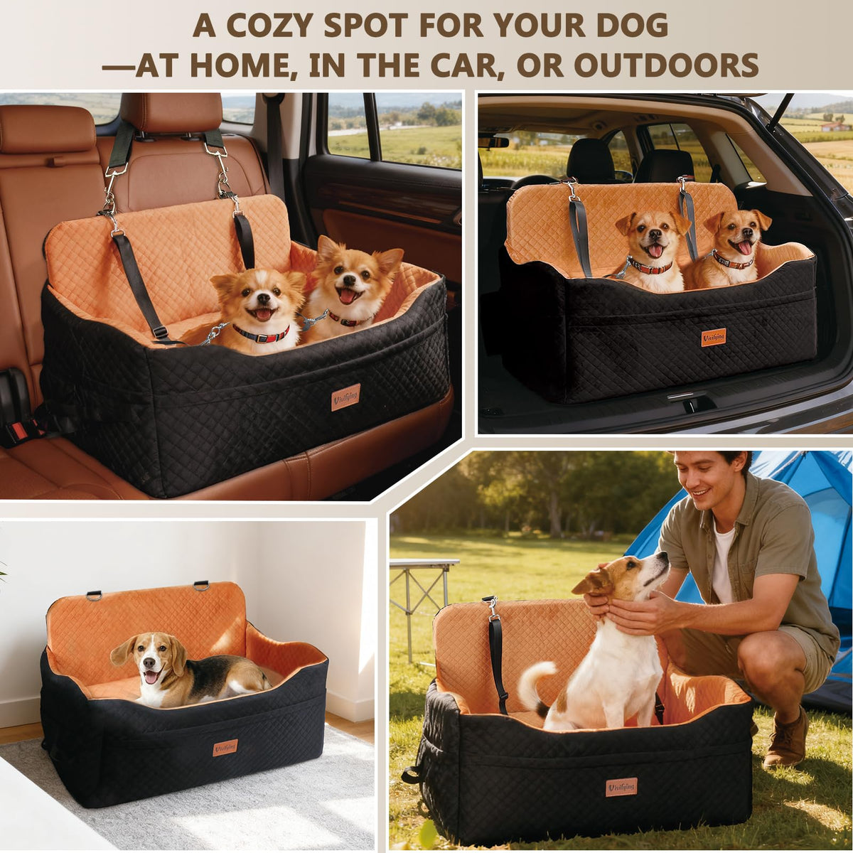 Large Dog Car Seat with 4 in Cushion M934276