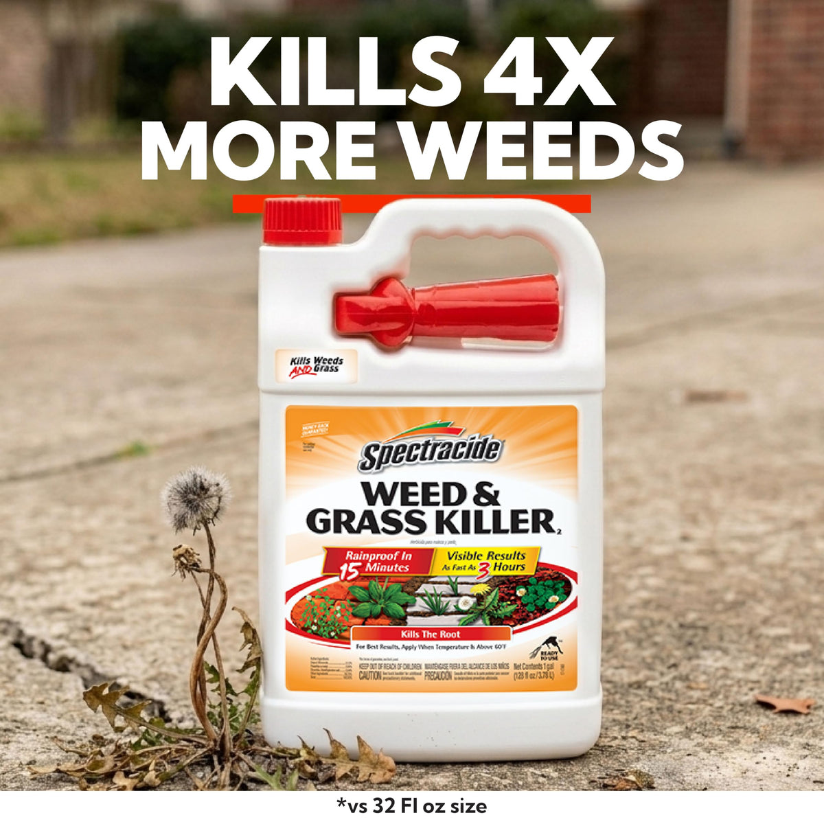 Weed & Grass Killer Ready-to-Use Spray, 1.33 Gal V6696