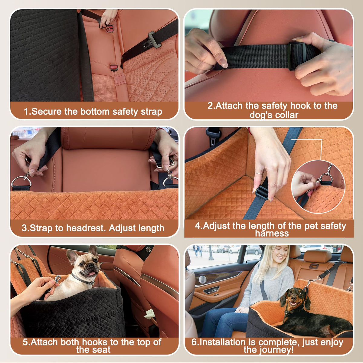 Large Dog Car Seat with 4 in Cushion M934276