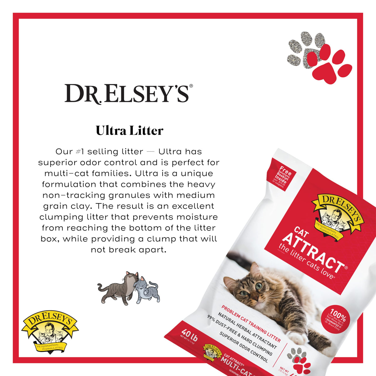 Clumping Clay Cat Litter 40 lb. Bag I325862