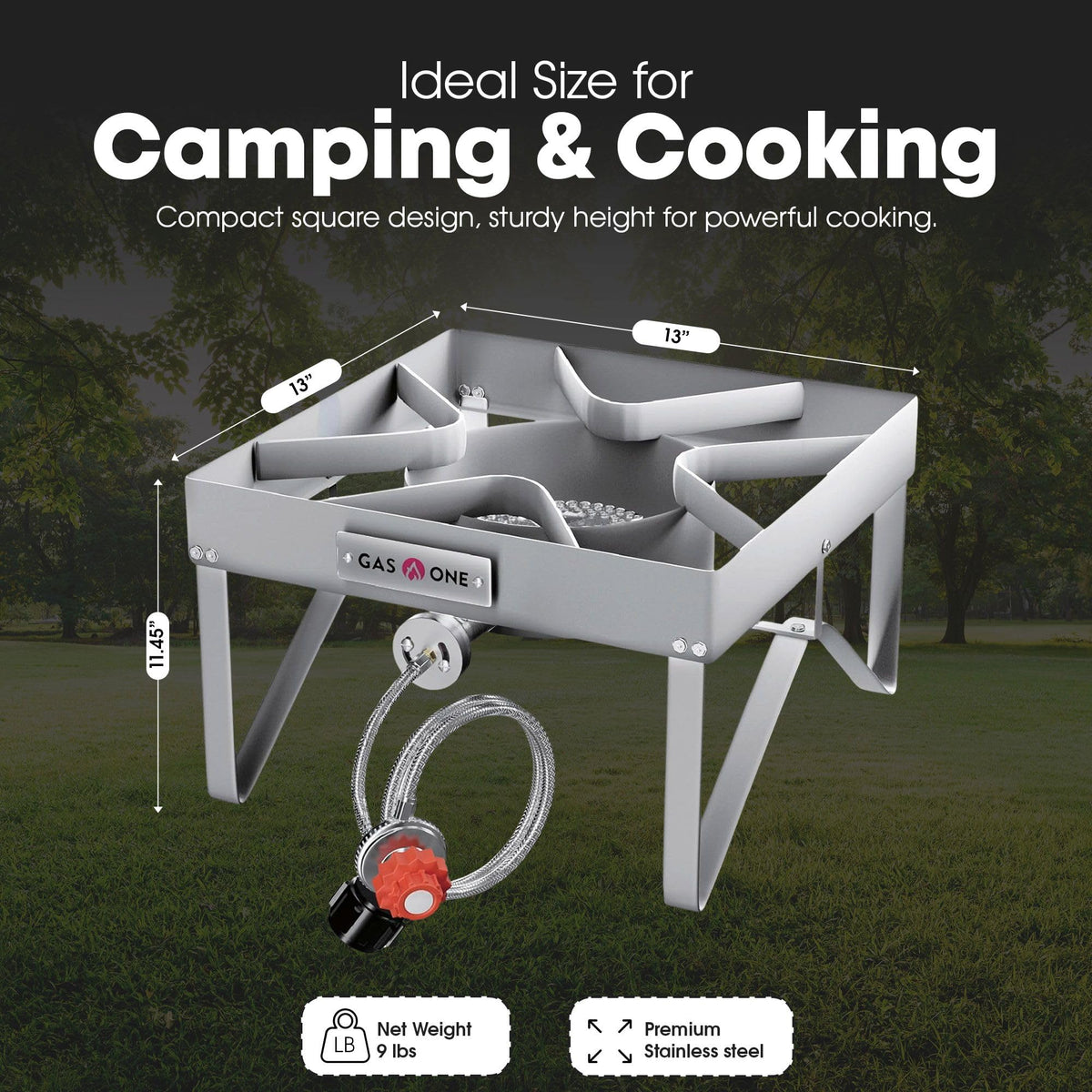Stainless Steel Outdoor Propane Burner K8032