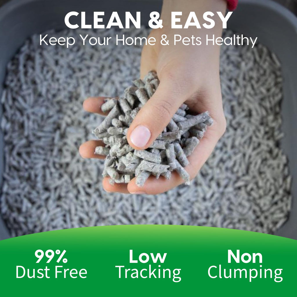 Paper Non-Clumping Cat Litter 12 Pound E592184
