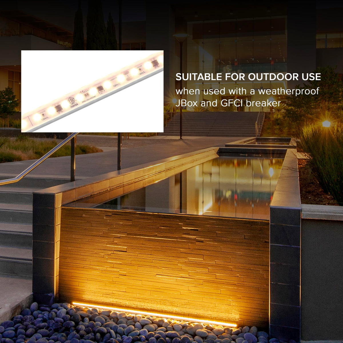 24 in. Hardwired LED Under Cabinet Strip Light U84337